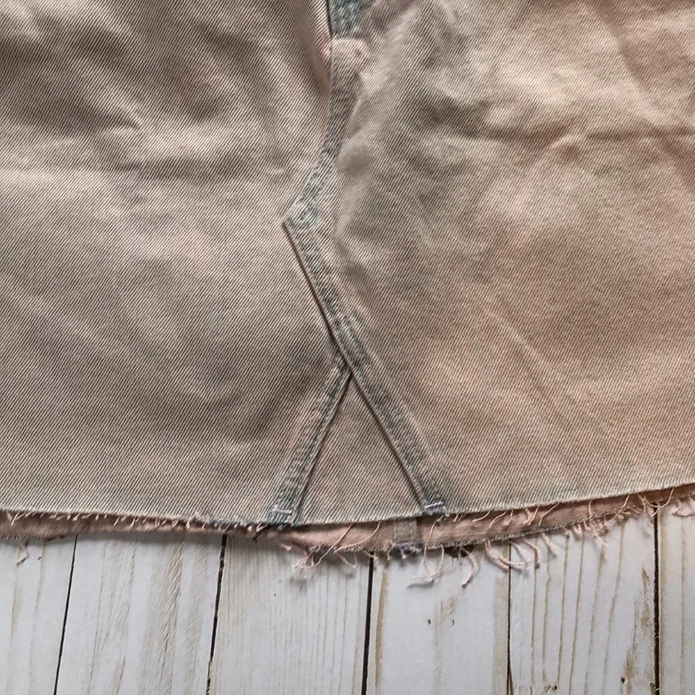 Madewell Rigid Denim A-Line skirt size 32 NWT